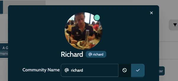 Community Profile Settings